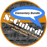 S-Cubed! The Elementary Sight Singing Bundle Digital File Editable PowerPoint cover Thumbnail